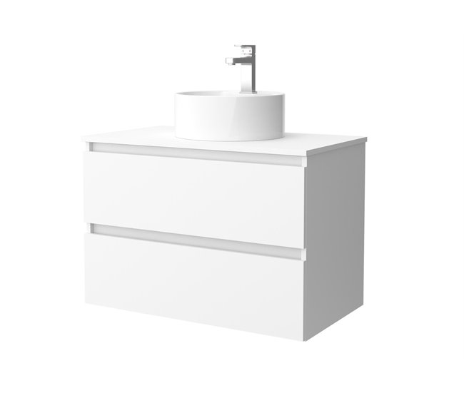64b688dd0f7a3d75ef87232aea3212f54b6bfaf7_901a9d10542a452eaf32434a20f22743 Súper Precio Mueble de baño Bequia 80 cm Blanco Mate | Lavabo sobre encimera | Salgar - Conforama