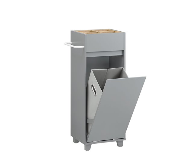 Ordena Ya Mueble Columna con 1 Compartimento Armario BZR159-DG SoBuy ES - Conforama