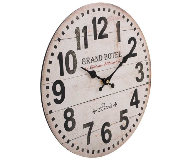 6792708a201994e9f96fa8b385e8782f4ffd04b9_1ae01ed594a2477eb4e1f533c9a1b1f3 Reloj de pared de madera blanco - Conforama Directo De Fábrica