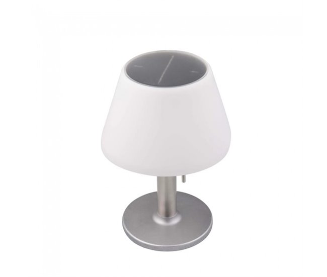6aaba1fe70fad12169e753a3be5054f59d738038_cfda7136b45d4a29a3475ed0f14a1231 Lámpara de mesa solar LED Platina (5W) ABS - Policarbonato Multicolor - Conforama Última Versión