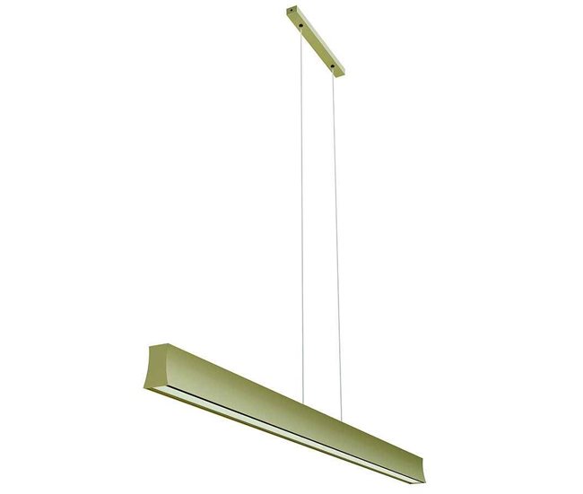 Favorito De Clientes lamapara de techo aluminio color beige serie hanok 120cm - Conforama