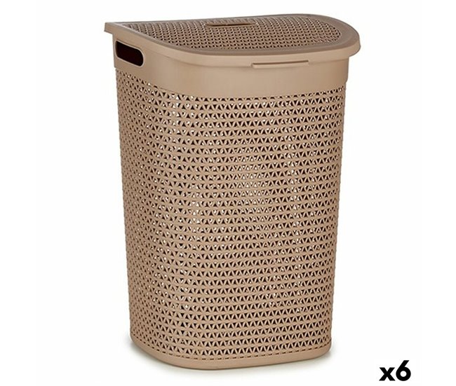 70a8aa4d2a7fff3f994509e6b2fd4e25e9004374_753cceb8077f4329ae3054c241db3d67 Original Cesto para la Ropa Beige Plástico 60 L 43,5 x 57,5 x 34 cm (6 Unidades) - Conforama