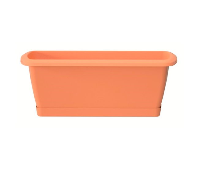 711168c4deaa98135dfd3488b5f01fec87003726_b3a9ba6ac23d4281a1b089c850326f6f Jardinera Respana con soporte de plastico en color terracota 49 (largo) x 18,4 (ancho) x 14,5 (alto) cm - Conforama Mejor Precio