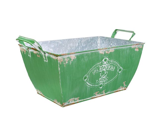 73bab7028e78868d8b489fb562dd56cd7fd62a9f_27d9c38b4cbb45cfa09812f32cfc2221 Devolución Gratuita Macetero de metal verde 35/29.5x19.5x14.5/17.5 b:22.5x13 - Conforama