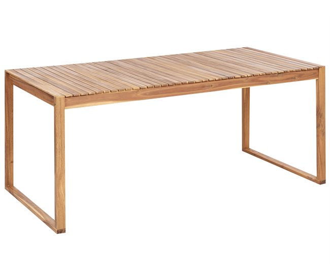 77a58b19f3b3999990d127c871f124a27df0647e_4ef932c70eda4588b29b88491dee1739 Mesa de jardín SASSARI II 180 cm 90 cm Madera de acacia certificada Marrón claro - Conforama Original