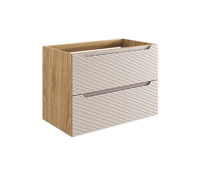 77b4c20a5b0d4df906566b23a94b3a3844f55bc1_5863cf7615a348cf887de059ecf14116 Mueble bajo lavabo 80cm Elora Beige y madera - Conforama Promoción
