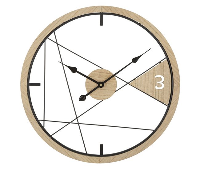7f829627591ca87916c2f6425852deb5f4936fc8_a8851b0289fe4fb5a8e7e950b152a874 Auténtico Reloj de Pared MF261, Metal, Marrón - Conforama