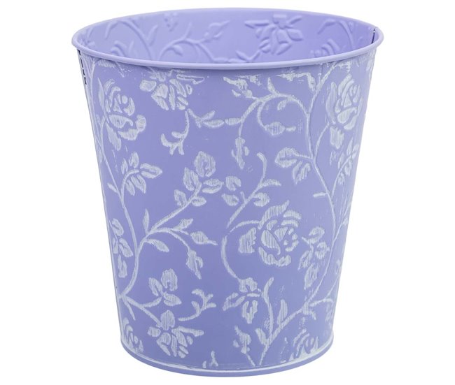 Cubo metálico violeta D14x14,5h cm - Conforama Envío Exprés