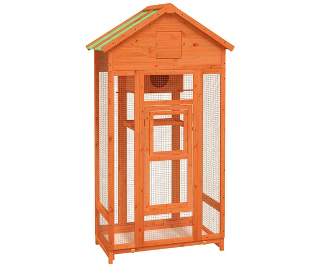 800289f4ce47f92d7a195edb4921f931a2e0290a_33db851a967749fe8c06ce8f46be5b3a vidaXL Casita para pájaros madera maciza pino marrón 91,5x53x170 cm - Conforama Garantía Incluida
