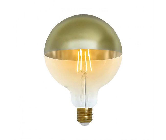 826162794213ccee9d744037b10adc1b8ec473c9_709576eeb84b4b819ff1bb1436b723cd A Buen Precio Bombilla LED Globo G120 Cúpula Oro E27 6W Equi.48W 600lm 2100K 15000H 7hSevenOn Vintage - Conforama