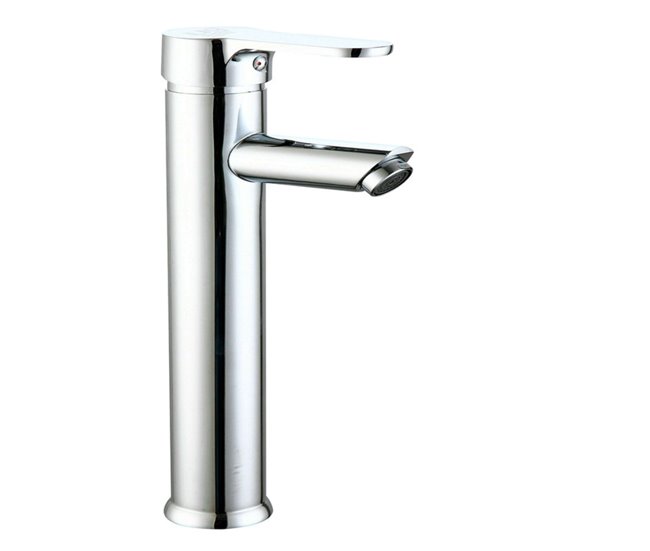 82d0c2b435b8ed85e9137809c092cd018b8fb573_de9f07a5b50e4405b73a83f64fbc90e0 Promoción Grifo para Lavabo Alto Monomando Baño Ganges Latón con Set de Fijación Color Cromado - Conforama