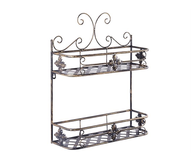 840caa441993ab5d4e06b1ea676c93aee979e673_d82888639b3c4f8c9675daf99b9b079b Tendencia Estantería de pared MARAYES Metal Negro - Conforama