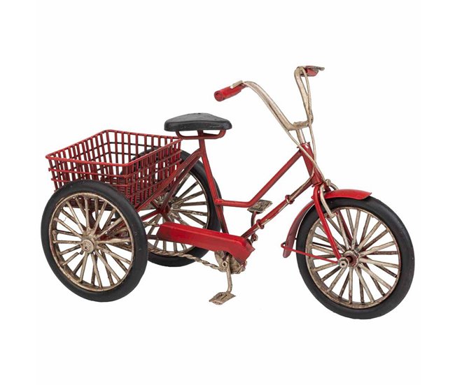 85d2d3e5d168b94d07e90bb4e69d0164e32d9d36_919eaf668d17417d9aa453c27cd4c140 Triciclo de metal en color rojo mide 22x11x14h cm - Conforama De Moda