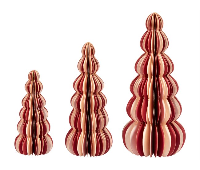 884149a0169f9ee2e8111f0860fc60ebecb427df_a1363664c69845099bfaa0b2f2b9c9f0 Conjunto de 3 árboles de Navidad decorativos beige y rojo DHAULAGIRI - Conforama Oferta Especial