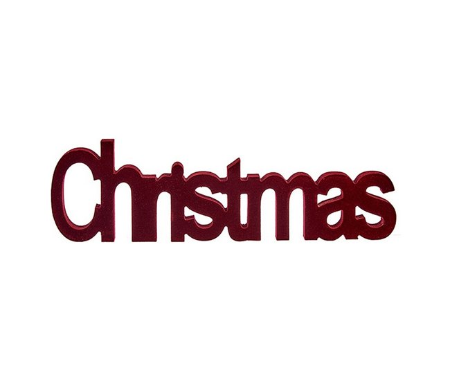 89e522b22eb06d5ba62aca4a17b71972a865eb96_b4c82a3bdc8e4a96bfe978cd67787d8c Figura Decorativa Christmas 11 x 2,5 x 36,5 cm Rojo Madera - Conforama Garantía Incluida