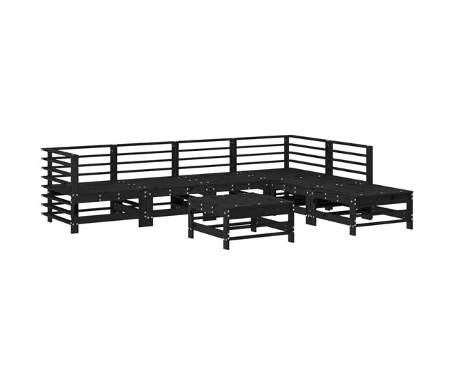 89f09055123305f85d491b90f470cfe975ac022e_32f2e943740b4023be29a6abcfc00765 Promoción Juego de muebles de jardin 7 piezas madera de pino impregnada - Conforama