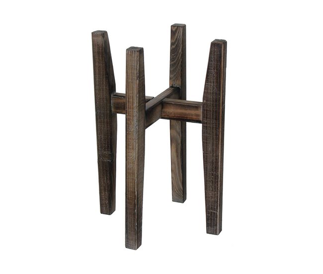 Nuevo Modelo Accesorio Mica Decorations Ascot Soporte para Maceta Madera (48 x 33 x 33 cm) - Conforama