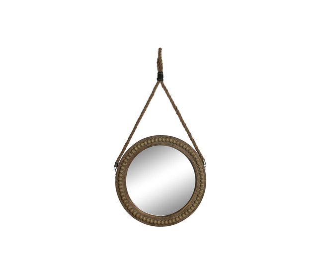 8a4045a5e0f95001dd58664cb794ffaba575afcf_0dbd39dab8824639ab9eaf6c66cbe7b2 Mejor Precio Espejo de pared Home ESPRIT Marrón Madera Cuerda Colonial Bolas 38 x 4 x 72 cm - Conforama