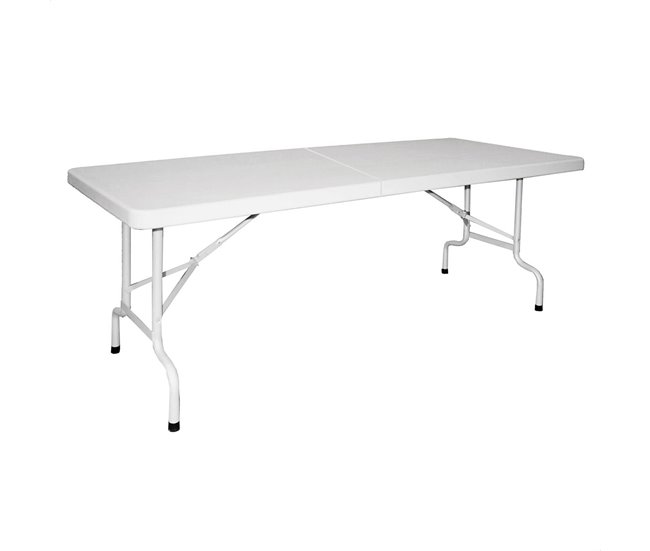 8c4567bed1116fdf2f55f3110f776a2d009224d7_a2fda609fa4e47c3a8b1df29aa094ce4 Descuento Mesa maleta plegable de estructura metálica 180cm x 75cm x 74cm - Conforama