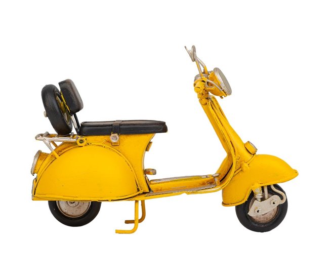 8ed7ae48f0339c15bf29b7144966d203bad75d48_c0b0fa61c9ff41fb8601c5aff8fd01e1 Lujoso Motocicleta de metal en un amarillo brillante mide 17x7x11h cm - Conforama