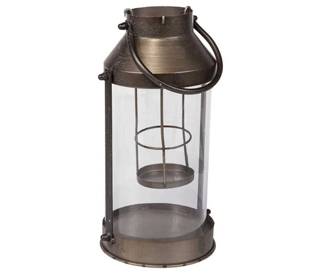 Oferta Flash Farol de metal 33x18.5x16 cm - Conforama