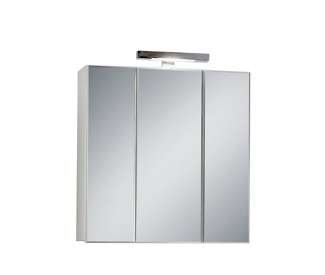 9533ef2b0aba628cb755b7e92ef4add319a5c338_2699ab6acb554c9aa7915ad261f08956 FMD Armario de baño con espejo blanco 70x19x67,6 cm - Conforama Económico