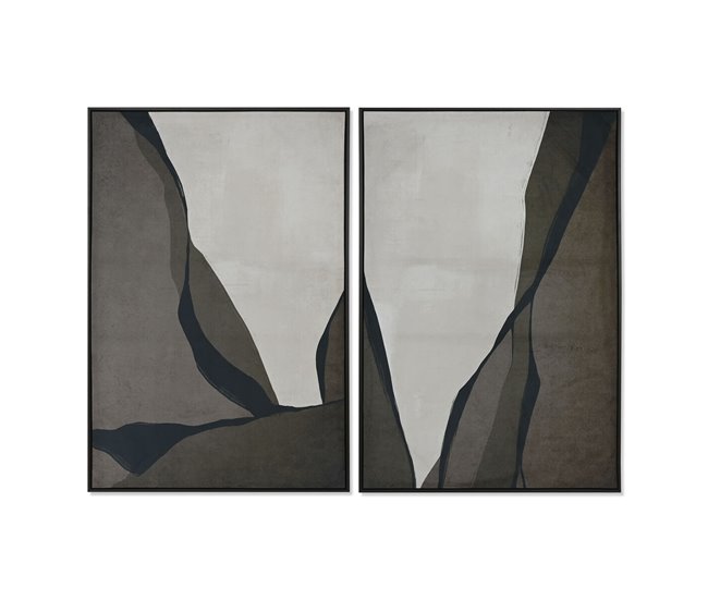 953b80a6834f0271f9ccfaedd75b494c8e7bd23b_05027d1859af4b998424359fe5031d12 Cuadro Home ESPRIT Negro Verde Abstracto Urbano 83 x 3,8 x 123 cm (2 Unidades) - Conforama Pedido Al Por Mayor