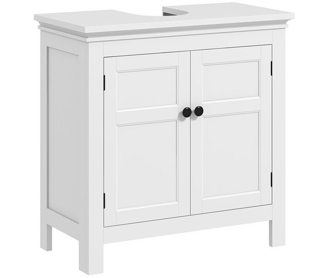 95e7e0b9e3b4e19d44df70defc5f56b6410ebaa0_290073b0693048d68146c2b518f1e45b HOMCOM Mueble Bajo Lavabo Mueble de Lavabo Moderno Mueble de Baño con Estante Ajustable y Puertas Magnéticas 60x30x60 cm Blanco - Conforama Pago Seguro