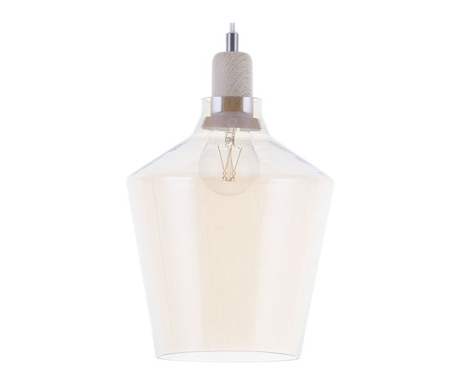 95f3440a18397b7ad8c5b84f500bd1f198cdc6cf_50e1817308d844d3963955420dace41f Directo De Fábrica Lámpara colgante SANTON Vidrio Dorado - Conforama