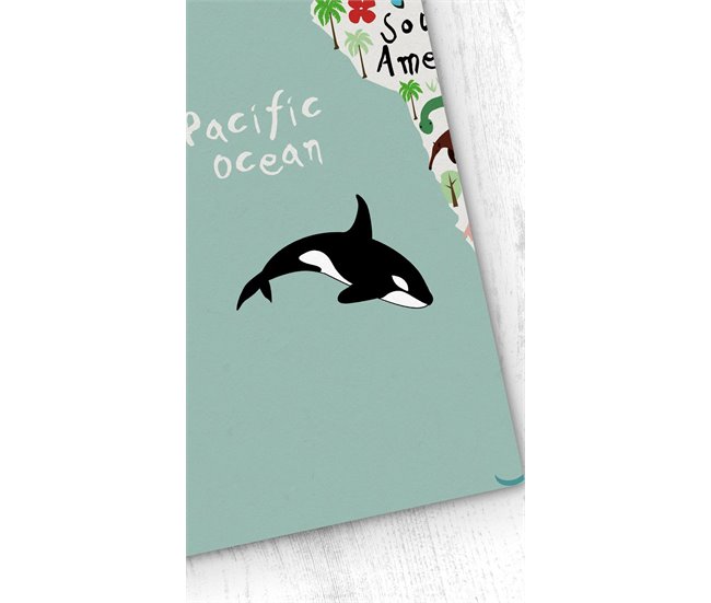 95fc3e34263f77fa1f952b252cb72dbe39f6586d_0dd44f0264a3495db233d6835da0f881 Compra Hoy Mural infantil papel pintado Atlas MuralAtlas - Multicolor - Mural 220x300 - Conforama
