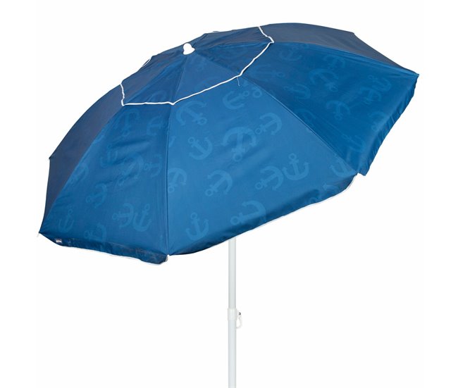 Sombrilla de playa Aktive Azul 220 x 210 x 220 cm (6 Unidades) - Conforama Entrega Rápida