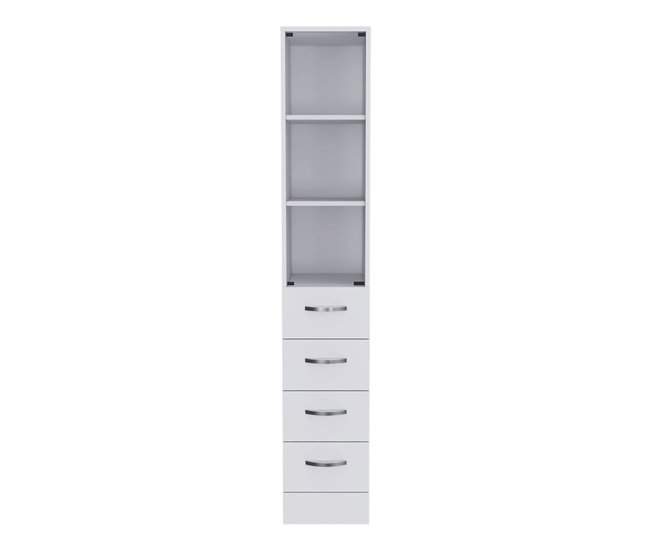 9df2b50e578dfb2876fd9b4d3f3f691fa808f0e8_12317074da3b42d0984f60924d2fe854 Columna de baño Vanguard en Melamina, con cajones de riel metálico - Conforama Moderno