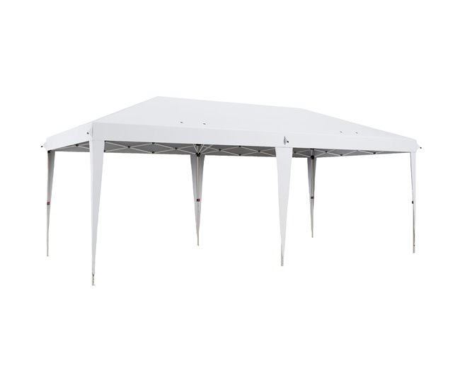 9f2de1a49a739150c9384296a37e15d150a3aa11_33654fb5fda14499a0e7db4873c2c9be Barato Outsunny Carpa Plegable Gazebo 6x3 m Cenador Plegable con Altura Ajustable en 3 Niveles Toldo Anti-UV y Bolsa de Transporte para Camping Fiestas Azul - Conforama