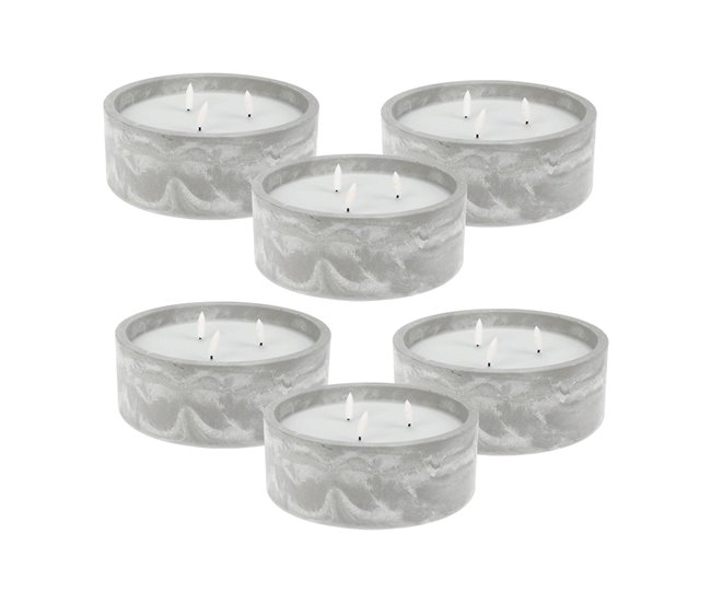 9ff7dacf403efd7df698ee9338fe21412f54a330_a04a6cac12b747a9a28c845e9d778794 Artesanal WELL HOME - Pack 6 Velas LED redonda - Conforama
