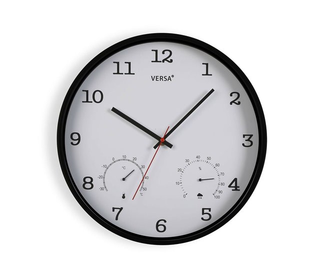 9ffe50fe6dff579fa7cb6002ecee69b178bd2160_ddefbf60f7f9424baf9afa7a3e4b79cc Reloj de Pared Versa Blanco Plástico 4,3 x 35,5 x 35,5 cm - Conforama Artesanal