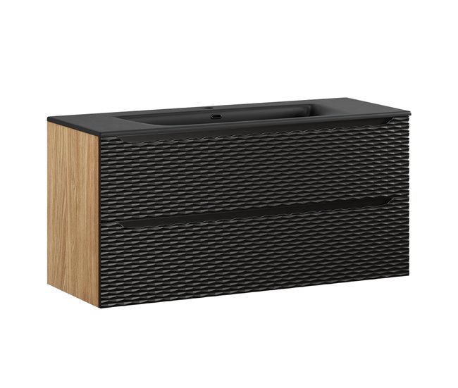 a3d1e90385b99c286967c1f9c11aa8fe5fa57eb3_a39caffeca2d4926bab4323121ecd85d Mejor Precio Mueble lavabo individual encastrado 120cm 2 cajones Elora Beige y madera - Conforama