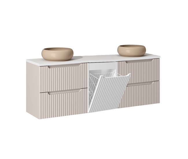 a4fb8260ca1c33f52e476bb48f0c4a7dd05c7bbd_55e59c9dbcac4dcdaa567d9e4e174f05 Oferta Especial Mueble doble lavabo 160cm cesto Riva Blanco y Madera - Conforama