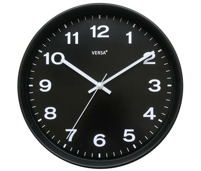 a5651b79824b0a8b874afedbb3029feda39f1e60_14b761f2650a43c49651fb3f668f4091 No Te Lo Pierdas Reloj de Pared Versa Cuarzo Plástico 4,3 x 30,5 x 30,5 cm - Conforama