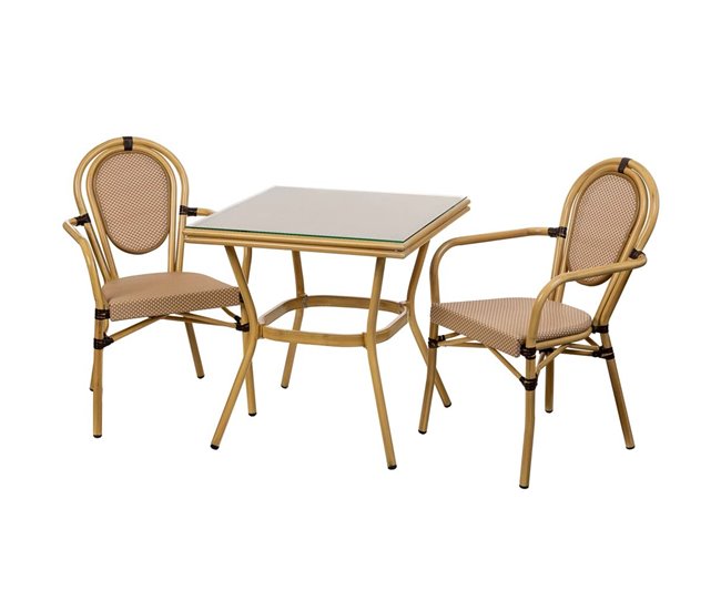 a57e16a3aee99591c3ca1ce5b730254615b9c41e_115d5e9862c547f4874ced80032ee797 Bestseller Conjunto de mesa y 2 sillas mesa:70x70x72.silla(2):55x58x88h cm. - Conforama