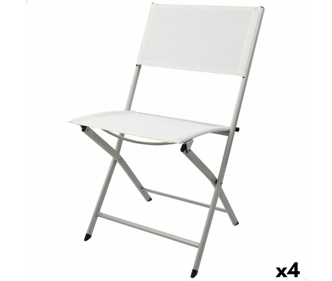 a7c012909705c712265b3a9e44cc8e7053e9d9f3_96927040e59b4efc94cd460e76ac167e Silla Plegable Aktive Blanco 46 x 81 x 55 cm (4 Unidades) - Conforama Oferta