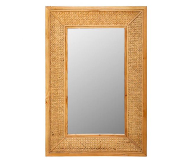 ab5ad66120ddea38a5d5d9fceb5f5d4512e3a354_524b6fdb3fec4fa7b6770c5f10878b18 Alta Calidad Espejo de pared de madera y rejilla marrón 60x0,4x90 - Conforama