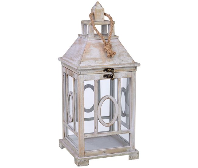 Farol decorativo de dimensiones de 24x24x57 cm - Conforama Pedido Al Por Mayor