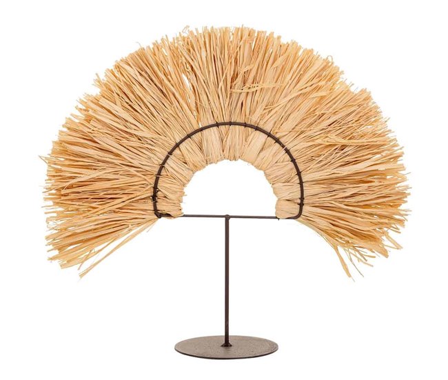 af201b56c2c3da113a8715578fc940ca691af4e5_9974bdfc4b0a423980bd7f848245501c Figura decoración de fibra natural marrón 40x02x34.5 - Conforama Garantía Incluida