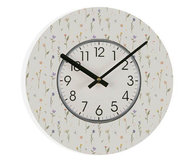 b08189a582dc734ffe1adc4449411fa1cb23f1ca_c020814b52234ba18e604f85b2392ba7 Artesanal Reloj de Pared Versa Laison Madera 4 x 30 x 30 cm - Conforama