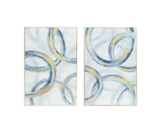b2f06ba3c4b5ded6eccc135cac185aa0ec170006_78210e1b2f7f4735aa7ef1bea3a0efd8 Gran Oferta Cuadro DKD Home Decor Abstracto Moderno 80 x 2,5 x 120 cm (2 Unidades) - Conforama