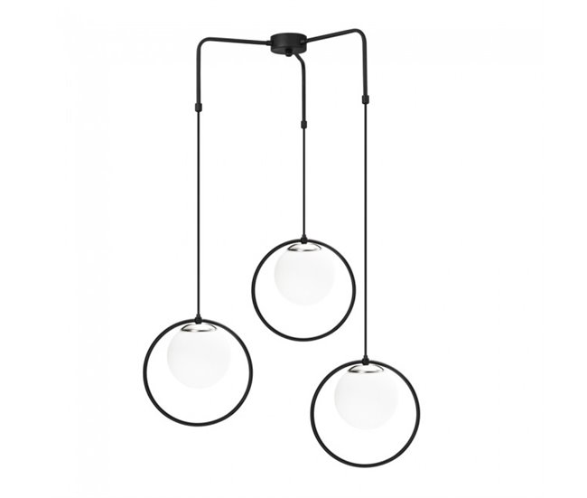 Lámpara de techo Escott II (3 luces) Metal Nórdico - Conforama A Buen Precio