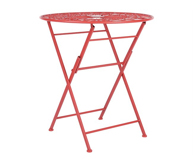b3e914fefa0b2e85eb3b37a3a749d74499edb5a5_605ef0b24db042c8a14bbc8ba460e5dd Promoción Mesa de balcón SCARIO 70 cm 70 cm Metal Rojo - Conforama