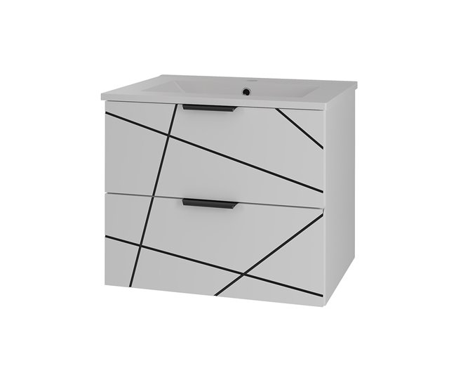 b4ed5442c98cfe8bfa7b68d6a64b3f788f62d018_baf87373df044ac491624bb50f06b730 Mueble lavabo individual encastrado 60cm Teren Blanco - Conforama Promoción