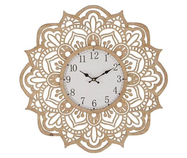 Reloj de Pared MF232, MDF, Marrón - Conforama Últimas Unidades