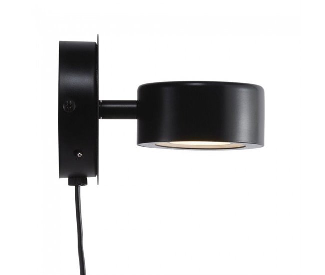 b63840bc0b5ac34f3b3d53f666097d996429acd5_04e5518723654d0f9a9f05a2d9efcdd4 Aplique de pared LED Clyde (4W) Metal Plástico Nórdico Negro - Conforama Garantía De Devolución De Dinero